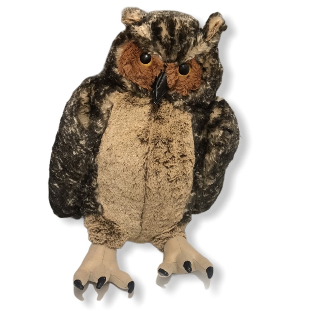 Melissa & Doug Realistic Owl Plush